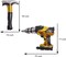 8PCS Hammer Foil Balloons Drill Mylar Balloons Inflatable Toys for Boys Kids Birthday Themed Party Decoration Father's Day Party for Dad, Husband and boy friend Birthday Party